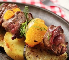 Recipe: Beef and Potato Kebabs