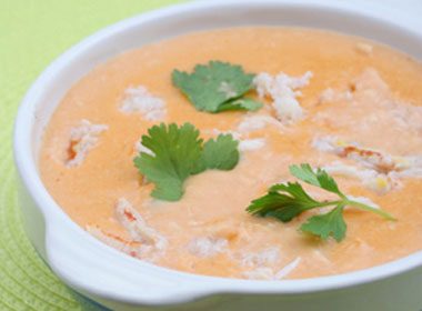Creamy Crab and Sweet Pepper Bisque