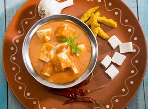 Sweet Potato Curry With Paneer