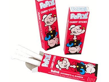 3. Popeye Candy Sticks
