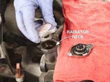  Replace the Thermostat and Radiator Cap When You Change the Coolant 