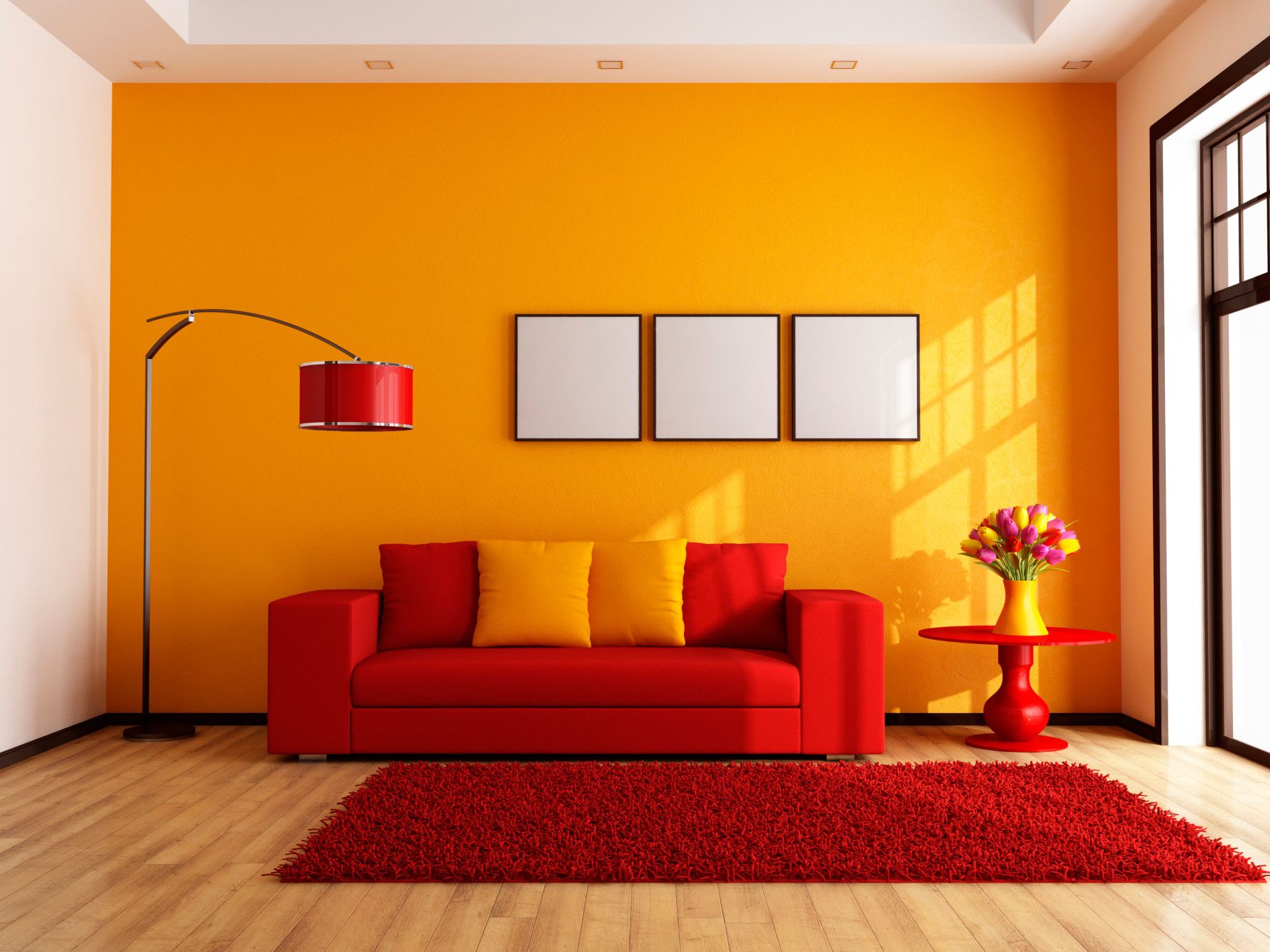 What Your House Colour Says About You: Warm Colours