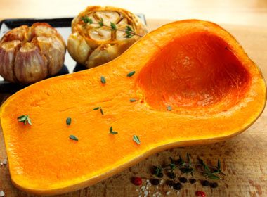 Roasted Butternut Squash With Parmesan