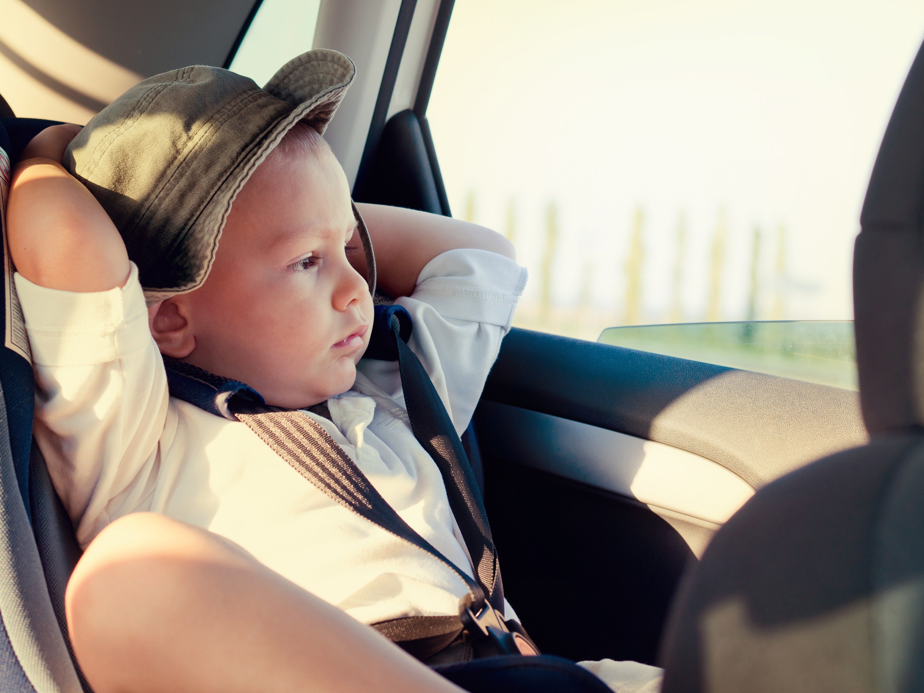Driving tip #9: Get the kids settled before you leave.