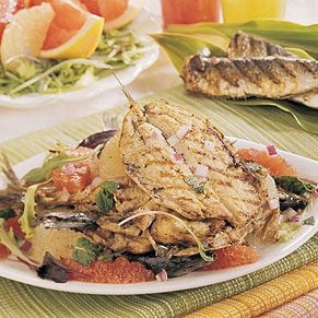 Grilled seafood is the perfect summertime meal for your guests.