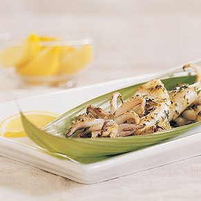Grilled Calamari with Herbs