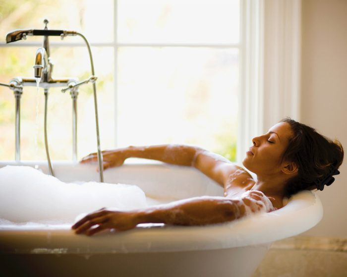 Give Yourself a Bubble Bath With Shampoo 