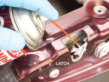 Lubricating Tailgate Latches