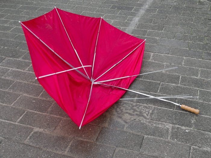 5. Use Masking Tape to Fix a Broken Umbrella