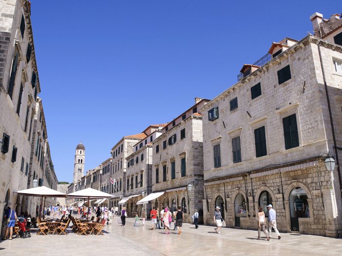 Placa Street in Dubrovnik