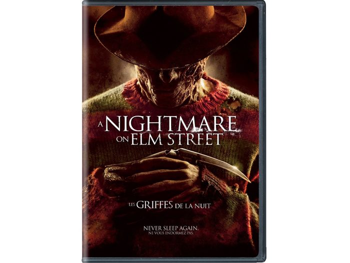 DVD cover for the Nightmare on Elm Street remake