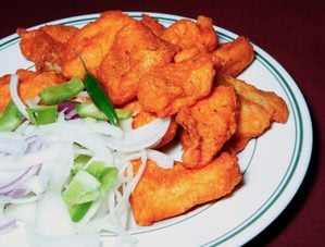Tandoori Fish With Mint Relish