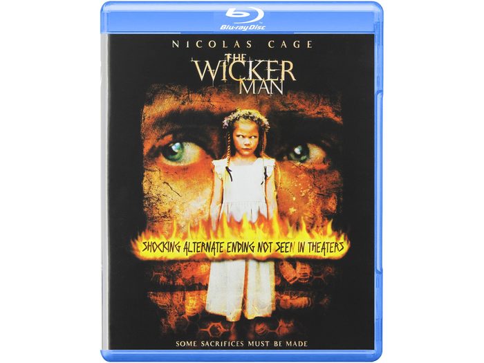 Blu Ray case for The Wicker Man remake