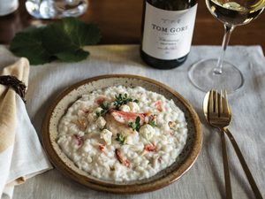 Dungeness Crab and Cauliflower Risotto