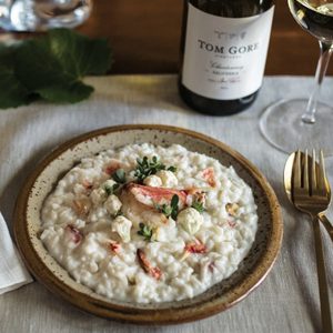 Dungeness Crab and Cauliflower Risotto