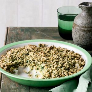 Fish Fillets with Oat Crumble Topping