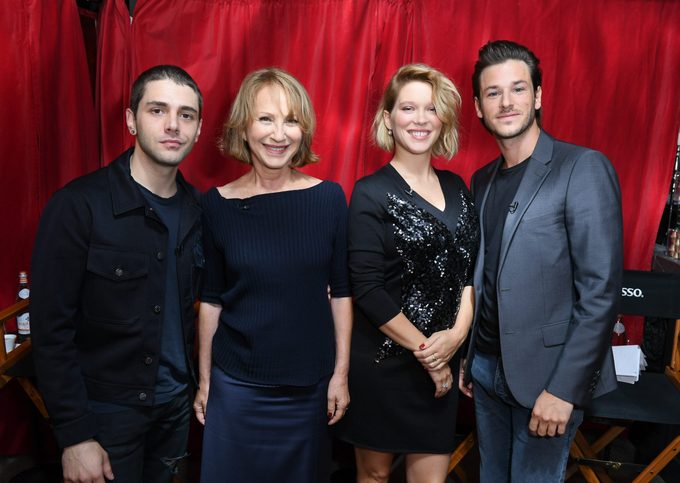 Xavier Dolan, Nathalie Baye, Lea Seydoux and Gaspard Ulliel of Its Only the End of the World
