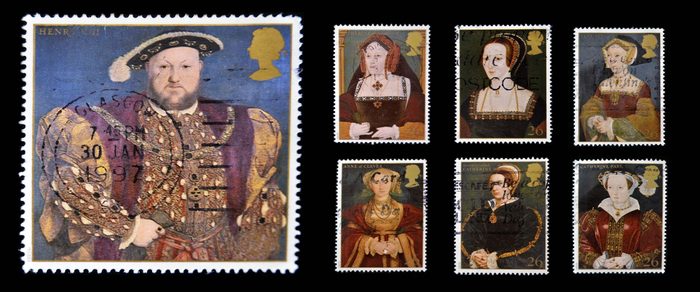 Henry VIII postcard