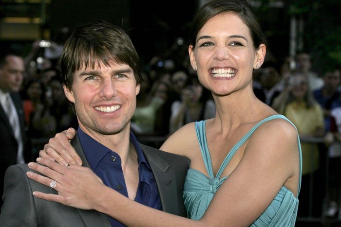 Tom Cruise and Katie Holmes at movie premiere