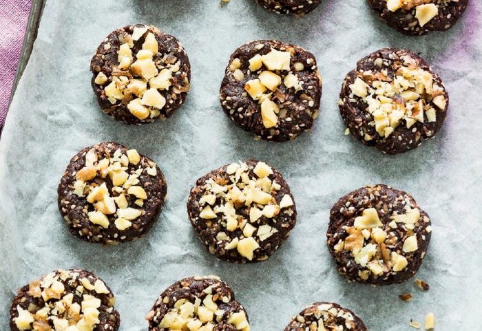 Chocolate, Chia and Coconut Chilled Cookies