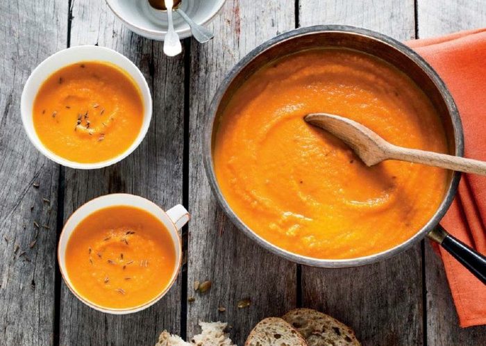 Roasted Carrot and Caraway Soup