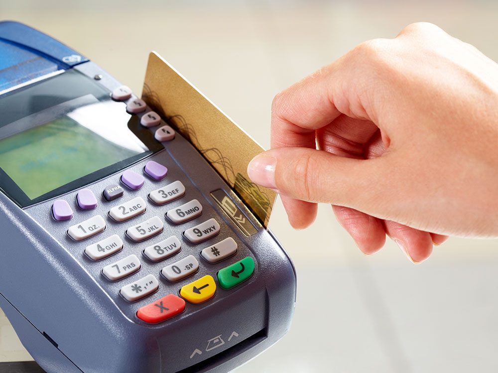 Making a credit card payment