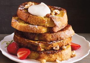 French Toast with Orange Zest and Maple Whipped Cream