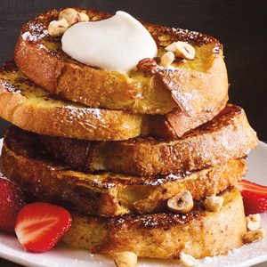 French Toast with Orange Zest and Maple Whipped Cream