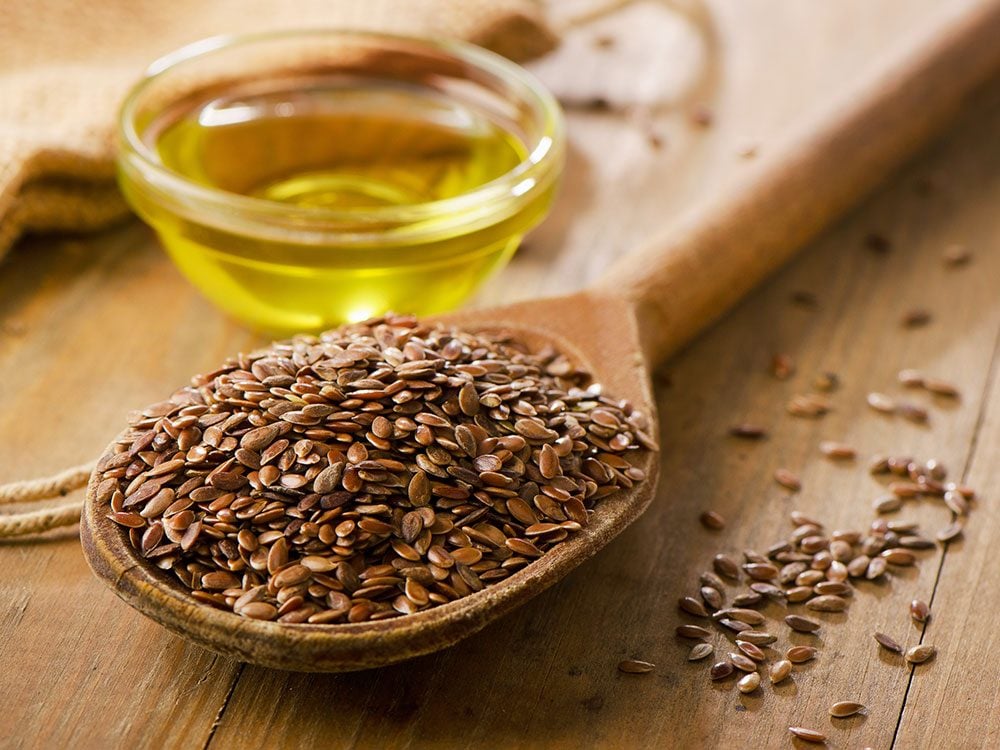 Flaxseeds and flaxseed oil