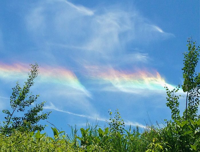 Rainbow pictures - cloud iridescence