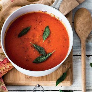 Roasted Red Capsicum and Tomato Soup