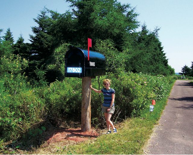 Giant letterbox in Prince Edward Island