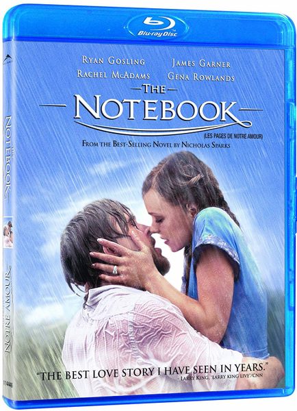 Blu ray cover of The Notebook