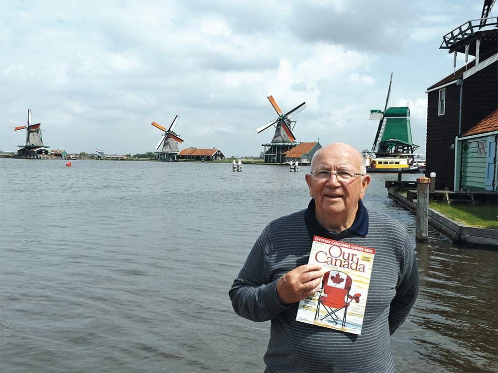 Our Canada reader in Holland