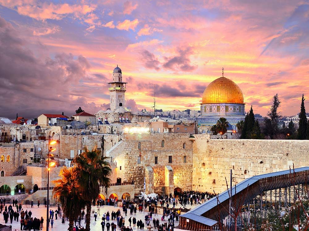 Western Wall and Temple Mount in Jerusalem, Israel
