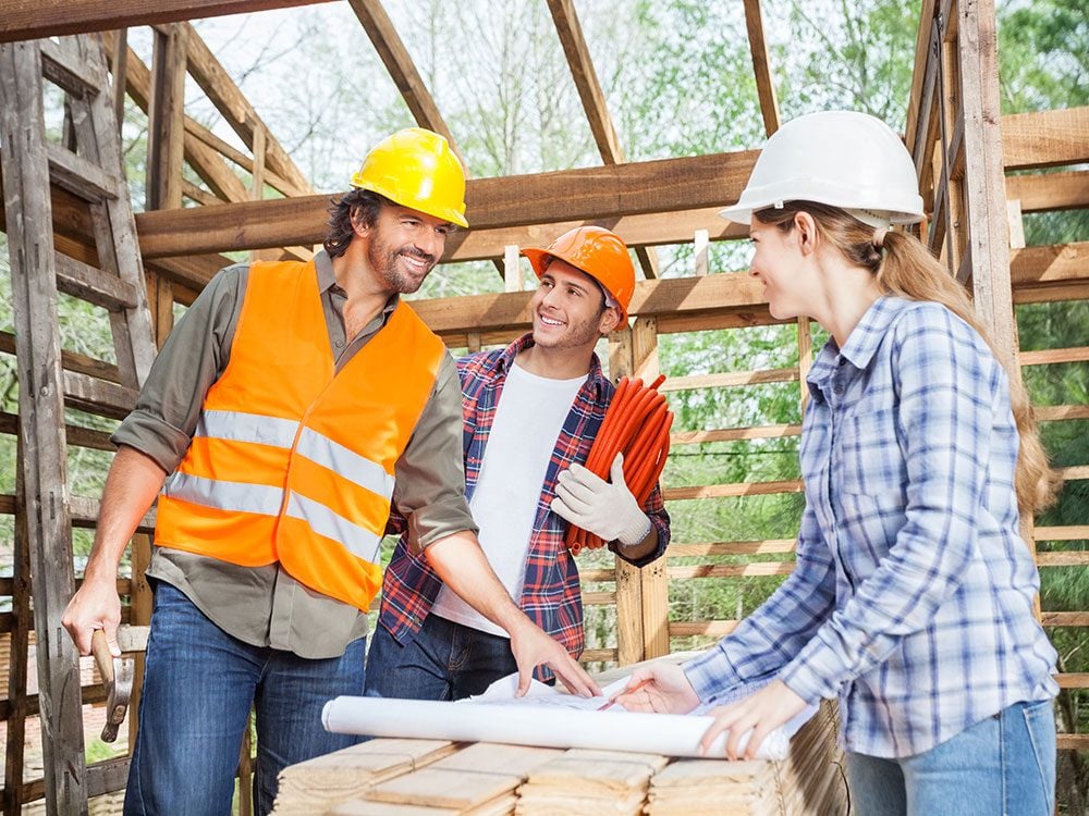 You can pay your contractor in installments