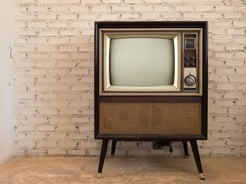 Vintage television set