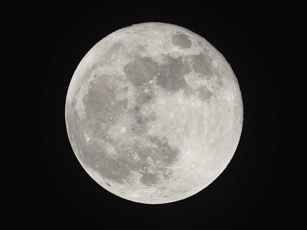 Full moon at night