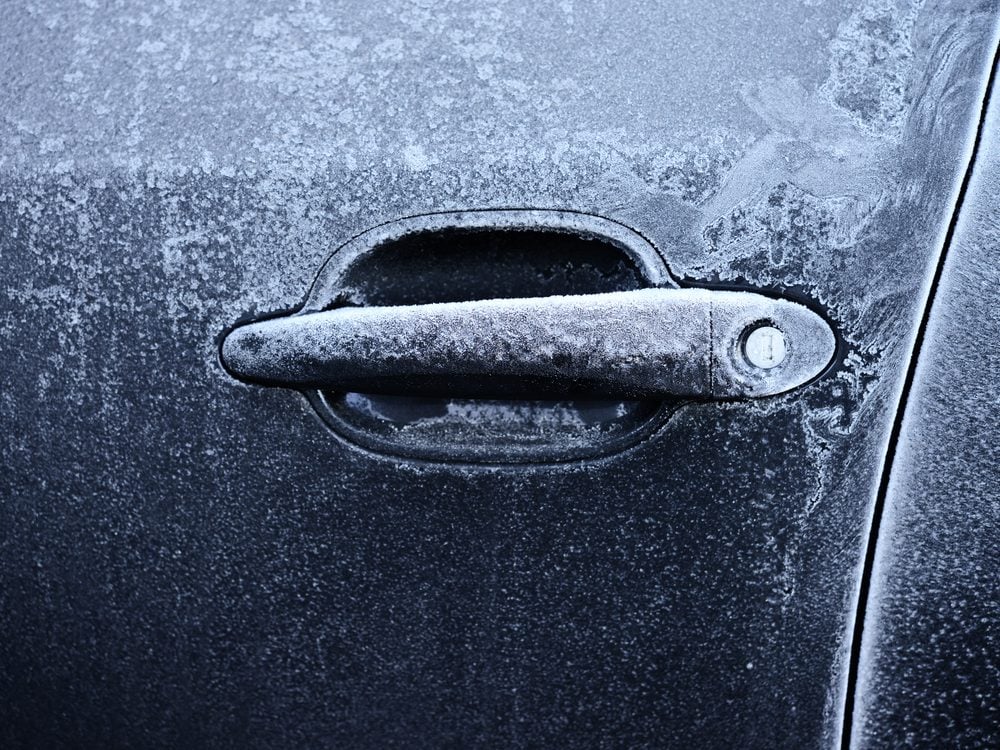 Car frosted up