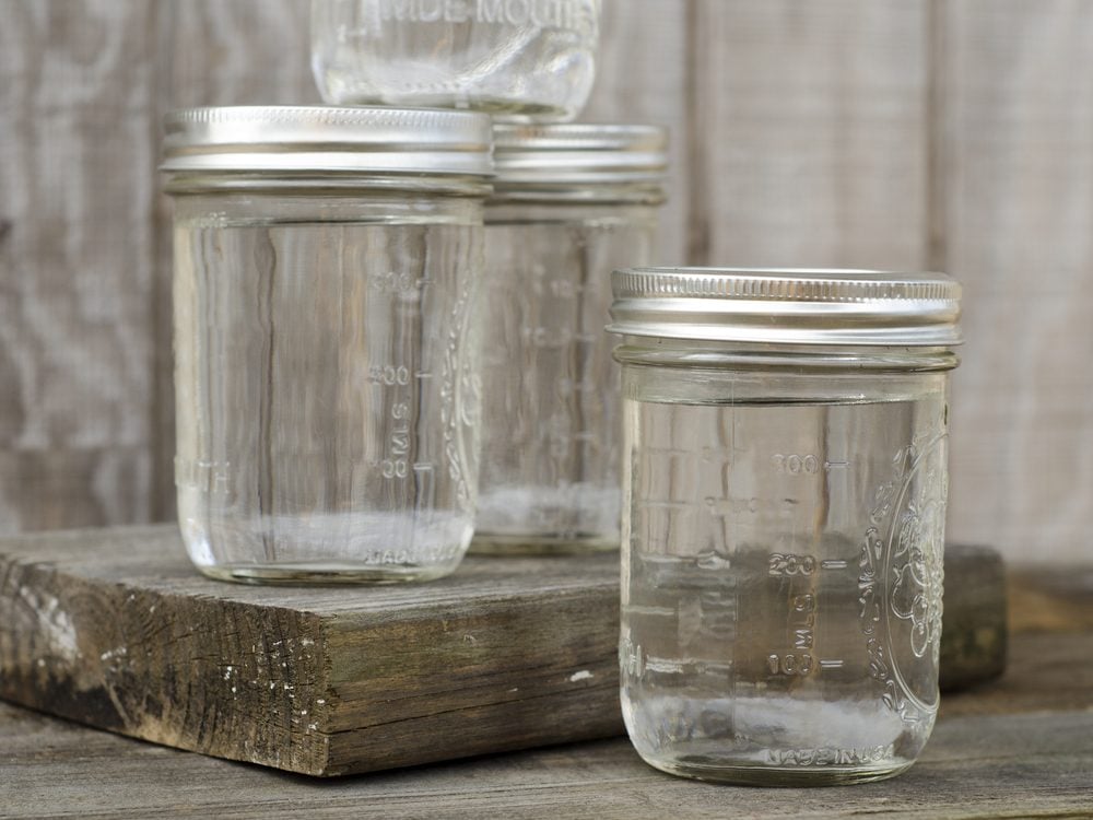 Rustic mason jars