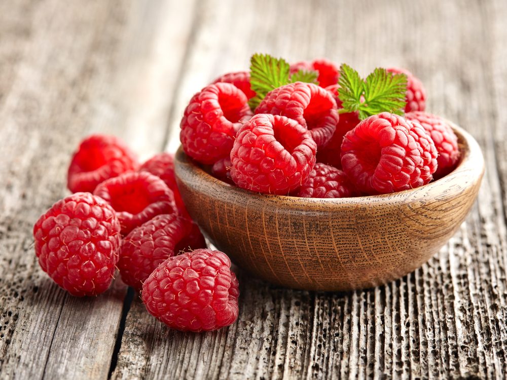 antioxidant rich foods - raspberries