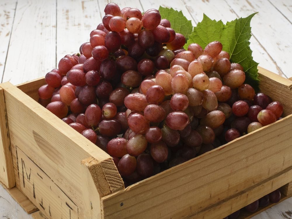 antioxidant rich foods - red grapes