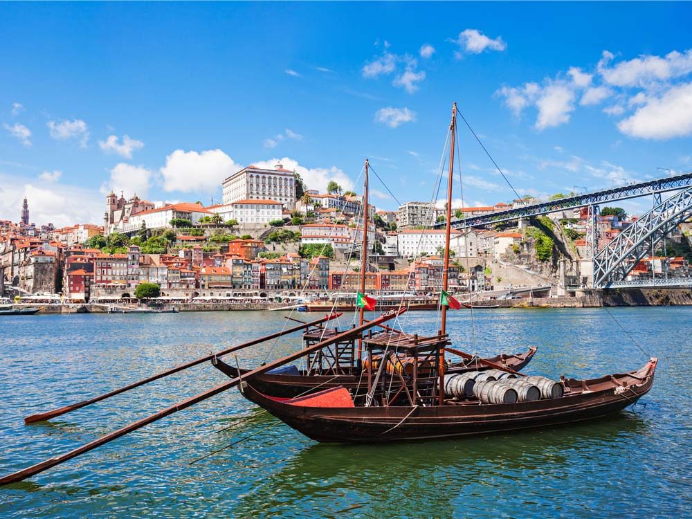 Traditional boats in Portugal
