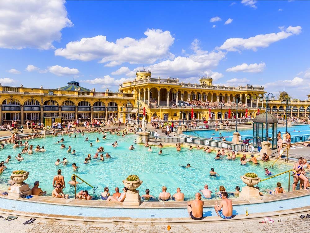 Thermal Baths in Budapest, Hungary