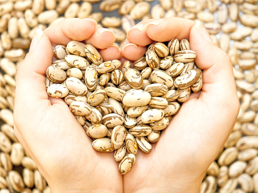 Bean have the health benefit of lowering cholesterol