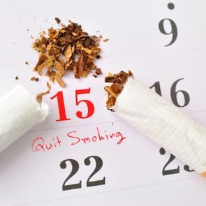 One of the best ways to quit smoking is setting a quit date