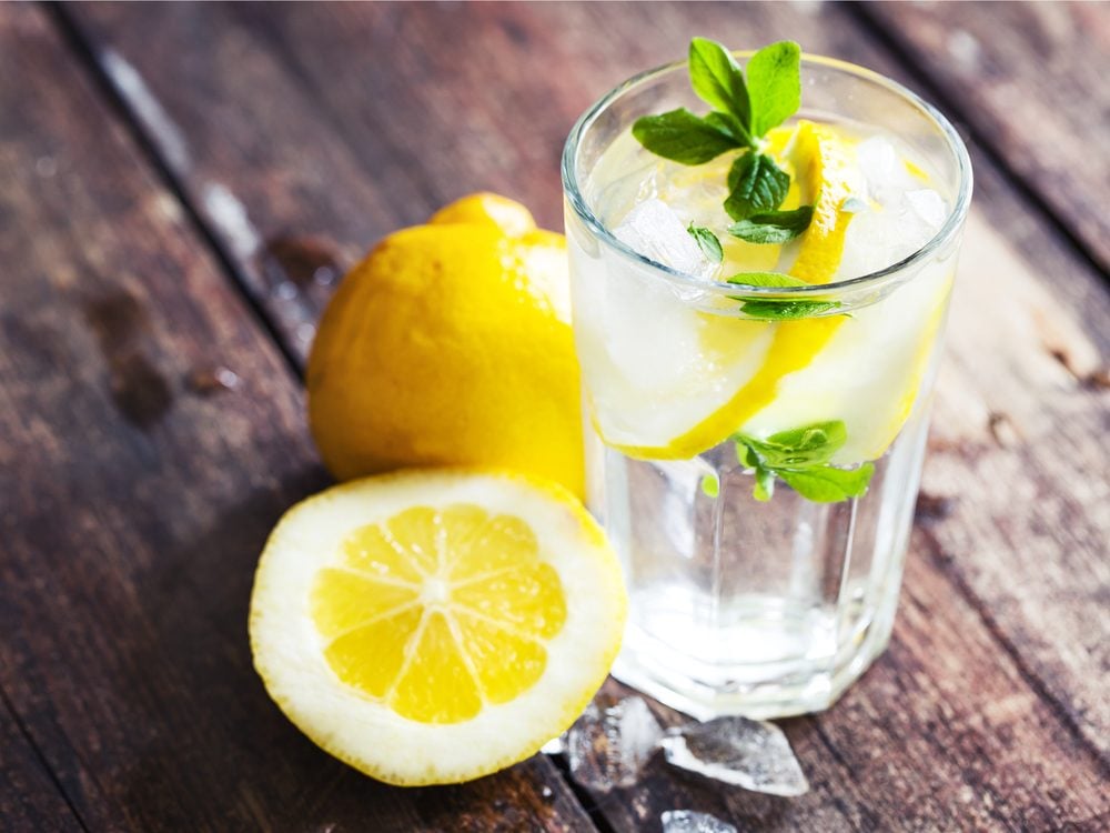Lemon water is a surprising home remedy for constipation.