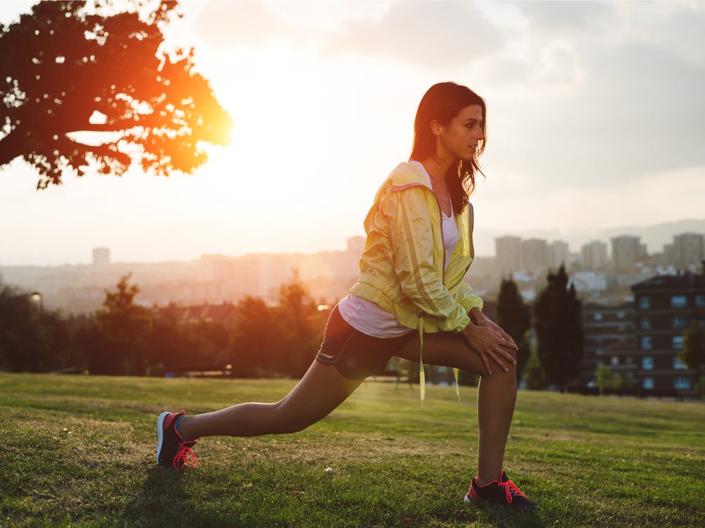 Working out at dusk can provide relief from allergies