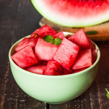 Watermelon is a no-guilt healthy snack