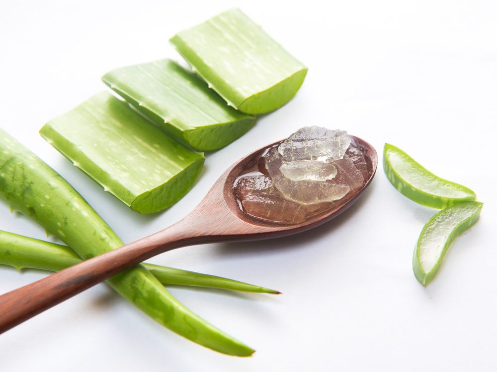 Aloe is a natural canker sore home remedy